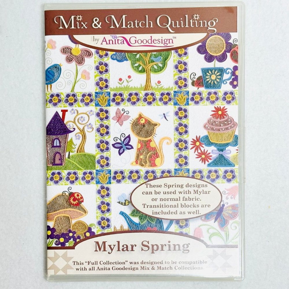 Anita Goodesign Mix & Match Mylar Spring CD - New/Sealed